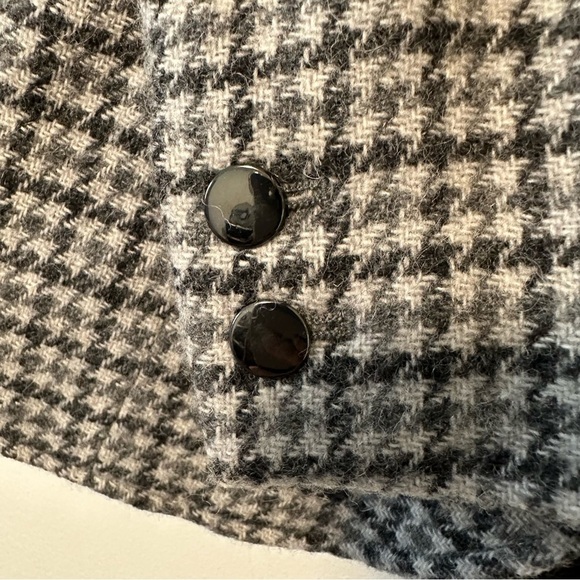 Aritzia Wilfred Wool blend houndstooth Darmon blazer jacket size 2 - Picture 6 of 14